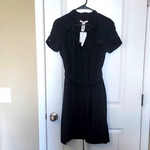 Laundry  By Design Black Silk Cotton Blend - Size 12 (fits like 8/10 Junior)